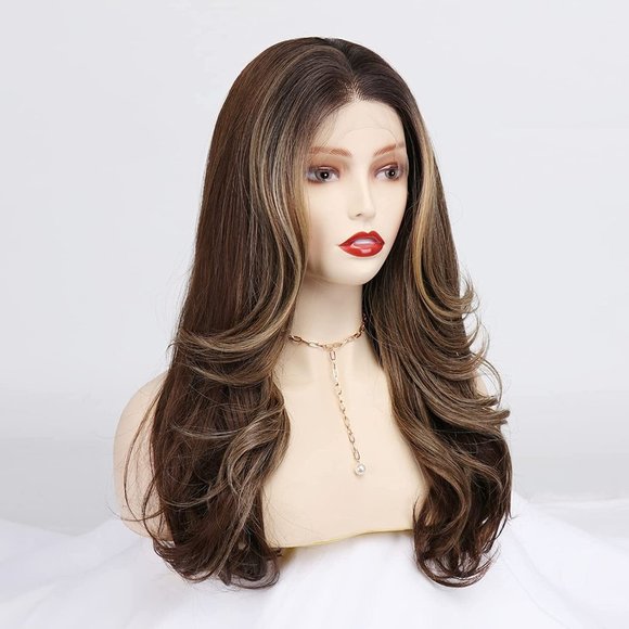 Light Brown/Blonde  Lace Front Wig - Picture 1 of 6